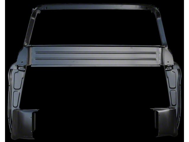Cab Rear Panel Ecklers Full Inner Back Cab Panel; Large Window (Late 55-59 Chevrolet ...