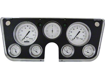 Classic Instruments Chevy Truck Gauge Kit, Classic Instruments, White Hot Series, 1967-1972