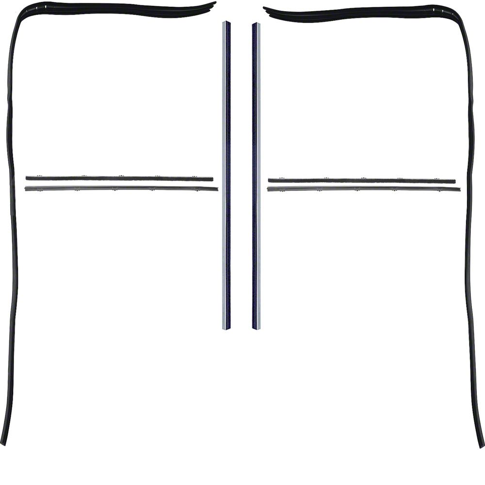 Ecklers Glass Run and Window Felt-Anti Rattle Set with Stainless Bead ...
