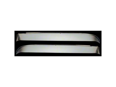 Chevy Truck & GMC Stainless Steel Front Window Shade Kit, 1973-1987