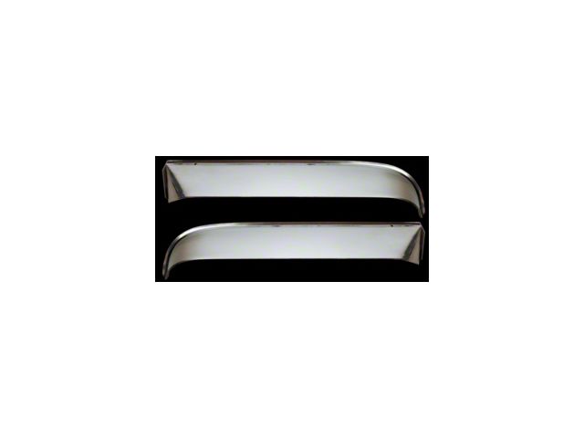 Chevy Truck & GMC Stainless Steel Front Window Shade Kit, 2nd Series, 1951-1955