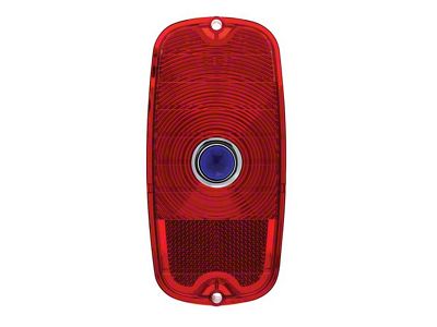 GMC Truck Tail Light Lens With Blue Dot, Fleetside, 1960-196