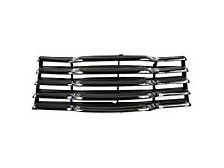 Grille Assembly; Chrome with Black Backsplash (47-53 Chevrolet Truck)