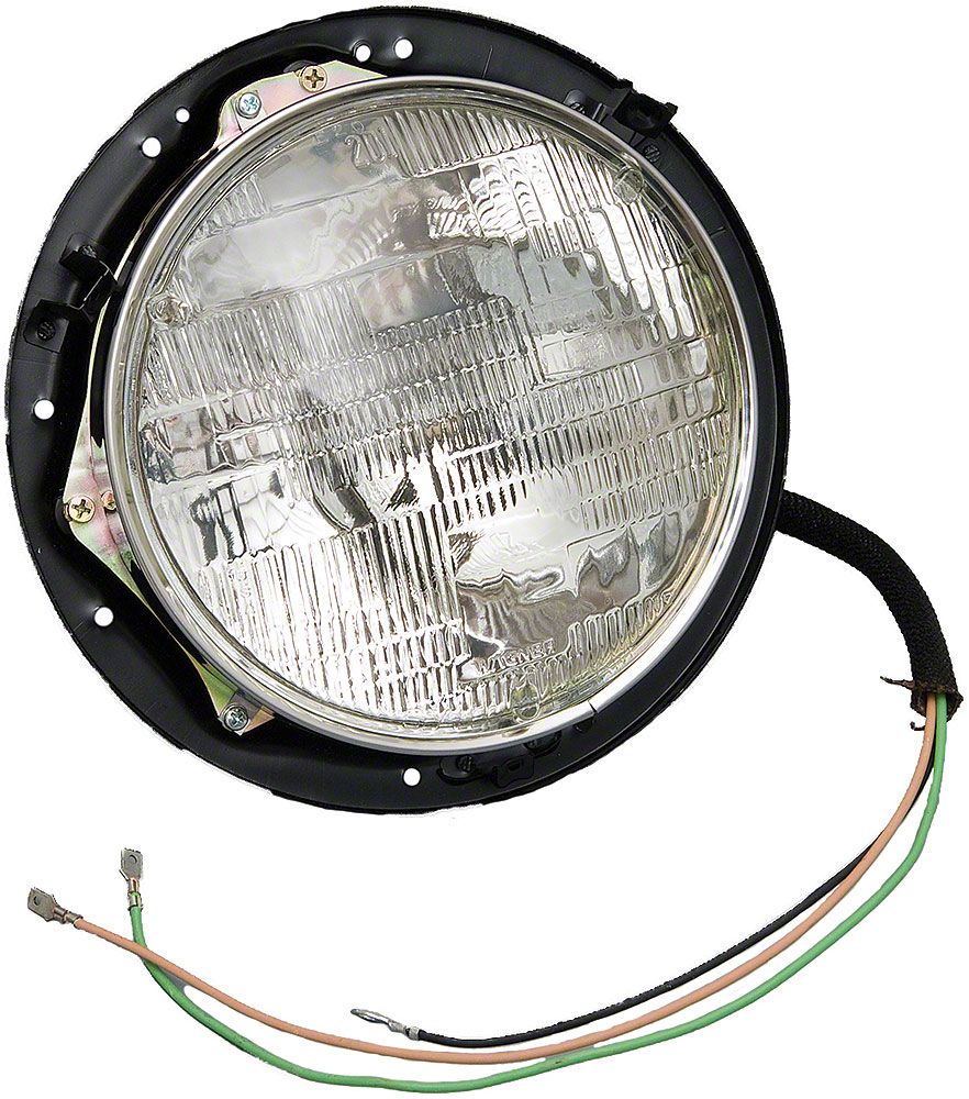 Ecklers Headlight Assembly With Bucket Bulb 55 57