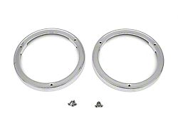 OPR Chevy Truck Headlight Bezels, Chrome, 1963