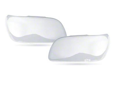 Chevy Truck Headlight Covers, With Quad Lights, Clear, 1981-1987