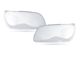 Chevy Truck Headlight Covers, With Quad Lights, Clear, 1981-1987