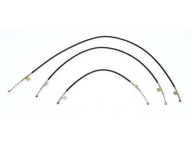 Chevy Truck Heater Control Cables, For Trucks With Air Conditioning, 1967-1972