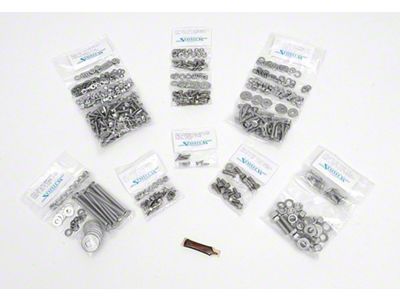 Hex Head Bolt Kit,Fleetside Bed,S/S,58-59