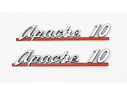 Chevy Truck Hood Emblems, Apache 10, 1961