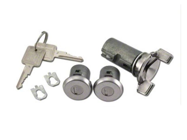 Chevy Truck Ignition And Door Lock Set, With Replacement Style Keys, 1979-1986
