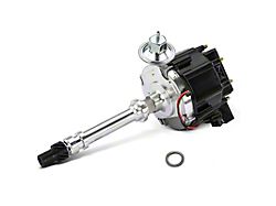 Ignition Distributor with Cap and Rotor; Black (75-86 V8 C/K10 w/ Vacuum Advance & w/o Governor)