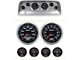 Chevy Truck Instrument Cluster, Brushed Aluminum, With Cobalt Autometer Gauges, 1964-1966