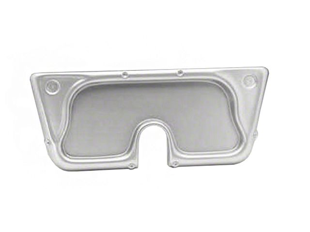 Chevy Truck Instrument Cluster, Brushed Aluminum, Without Gauges, 1967-1972