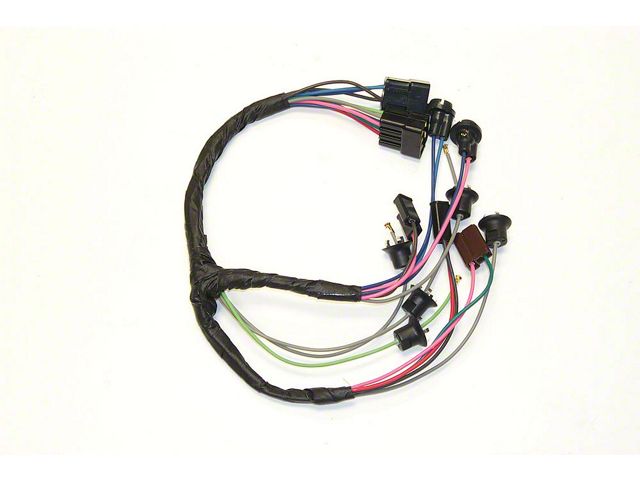 Chevy Truck Instrument Cluster Wiring Harness, With Gauges & Over Speed Warning Lights, 1962-1963