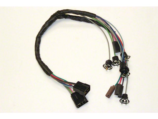 Chevy Truck Instrument Cluster Wiring Harness, With Gauges,1962-1963