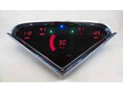 Chevy Truck - LED Digital Replacement Gauge Cluster, 1955-1959