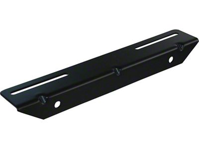 Chevy Truck License Plate Bracket, Front, Black, 1954-1955 1st Series