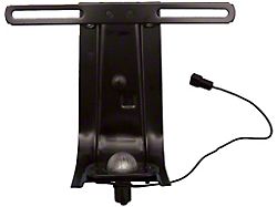Chevy Truck License Plate Bracket, With Light, 1954-1959
