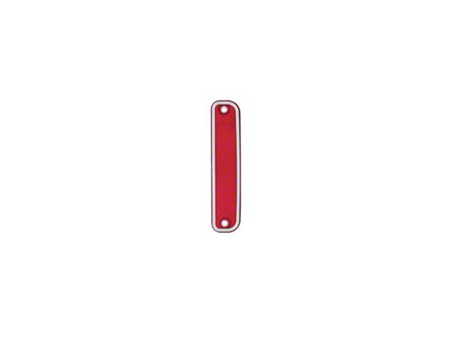 Chevy Truck Light, Side Marker, Rear, Red, With Stainless Trim, 1973-1980