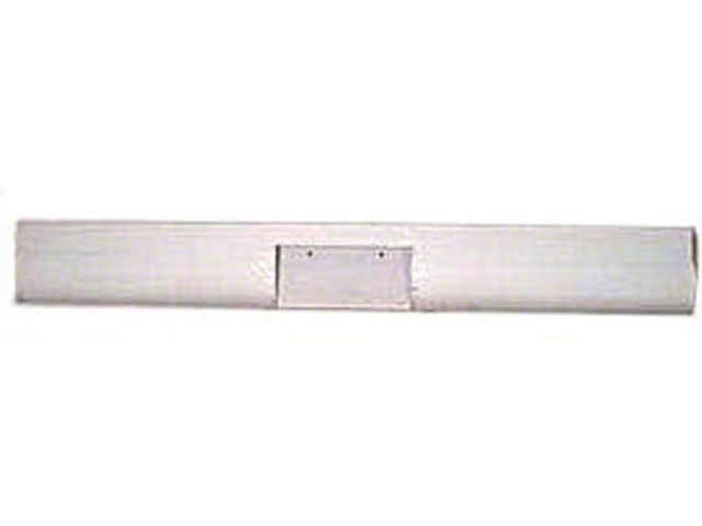 Chevy Truck Long Step Side Smooth Rear Roll Pan With License Plate Box, 1957-1987