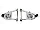Chevy Truck Lower Control Arms, Tubular, Stainless Steel, For Mustang II Front Suspension, 1955-1959