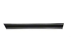 Chevy Truck Lower Long Bed Molding, With Black Insert, LeftRear, Custom Sport Fleet Side, 1969-1972
