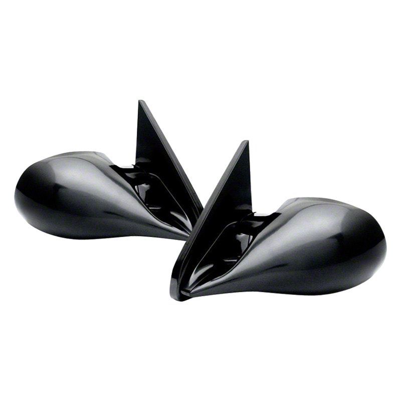 Ecklers M3 Manual Side Mirrors; Black (88-98 C1500, C2500