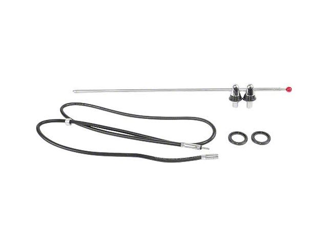 Chevy Truck Nostalgic Cowl Mount Radio Antenna Kit, 1947-1956