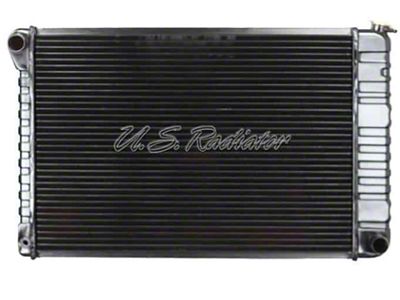 Chevy Truck, Original Style, Copper & Brass Radiator, 4 RowCore, For V8 With Automatic Transmission, 1973-1977