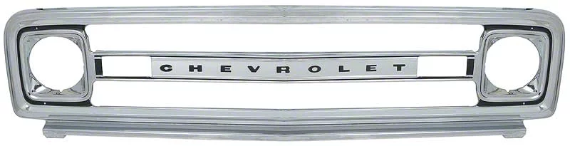 Ecklers Outer Grille Shell with CHEVROLET Lettering and Headlight ...