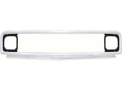 Outer Grille Surround; Polished Aluminum (71-72 C/K10)