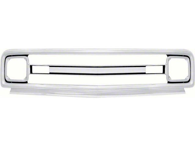 Chevy Truck Outer Grille, Without Chevrolet Lettering, 1969-1970