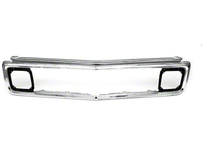 Chevy Truck Outer Grille, Without Chevrolet Lettering, Aluminum, 1971-1972