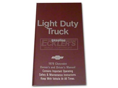 1979 Chevy Truck Owners Manual