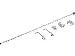 Park Brake Cable Guide Set; 6-Piece Set (67-72 C/K10)