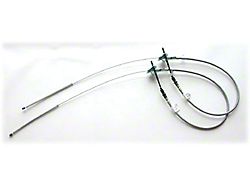 Chevy Truck Parking/Emergency Brake Cable, Rear, Long Bed,Three Quarter Ton, 1957 