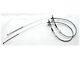 Chevy Truck Parking & Emergency Brake Cable, Rear, Long Bed,Three Quarter Ton, 1957
