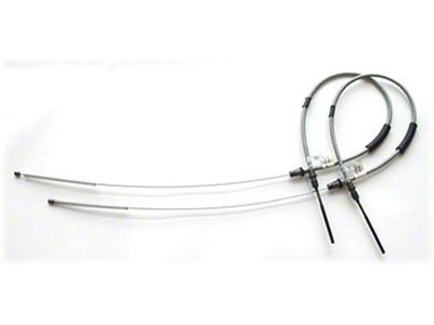 Chevy Truck Parking & Emergency Brake Cable, Rear, Short Bed, Half Ton, 1957