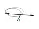 Chevy Truck Parking & Emergency Brake Cable, Rear, ThreeQuarter Ton, 1961-1962