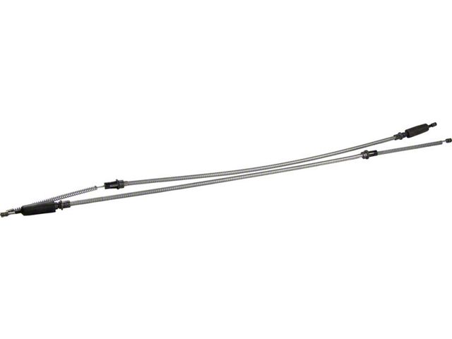 Chevy Or GMC Truck Parking & Emergency Brake Cable Set, 1/2Ton Long Bed, Without TH400 Transmission, 1967-1968