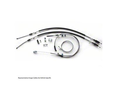 Chevy Truck Parking & Emergency Brake Cable Set, Long Bed, TH400, 1969-1972