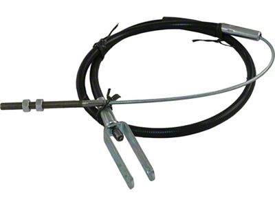 Parking & Emergency Brake Cable, Threaded End, Rear, Half Ton (1963 C10 Pickup; 1963 C20 Pickup; 1963 K10 Pickup; 1963 K20 Pickup)