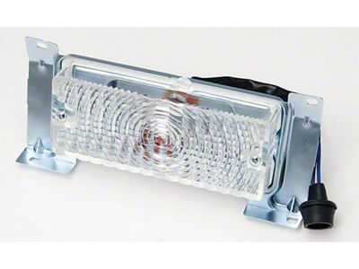 Chevy Truck Parking Light Assembly, Clear, Left, 1969-1970