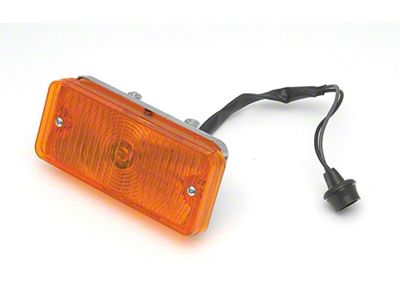 Parking/Turn Signal Light Assembly,Amber,Right,67-68