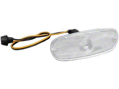 Chevy Truck Parking & Turn Signal Light Assembly, Clear, 1958-1959