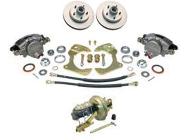 Chevy Truck Power Disc Brake Kit, Front, Complete, 1963-1966