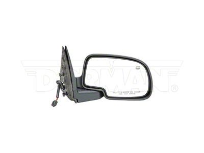 Powered Non-Heated Side Mirror; Passenger Side; Black (99-00 C1500, C2500, C3500, K1500, K2500, K3500)