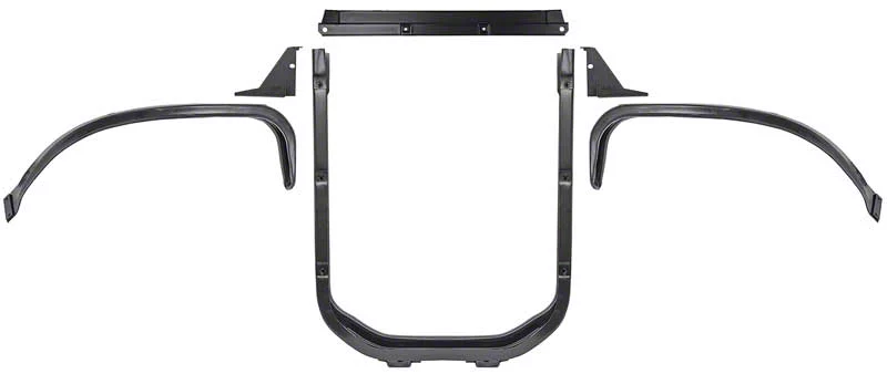 Ecklers Radiator Support with Brackets; 6-Piece Set (47-54 Chevrolet Truck)