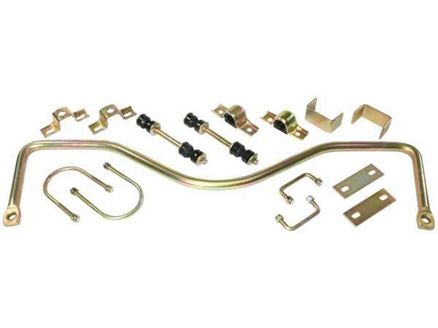 Chevy Truck Rear Anti-Sway Bar Kit, With Leaf Springs, 1960-1972